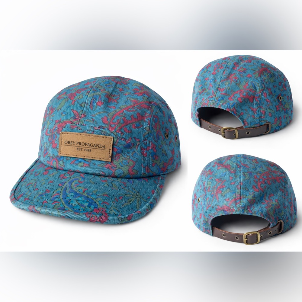Obey Paisley 5-panel hat - NWOT - Picture 2 of 3
